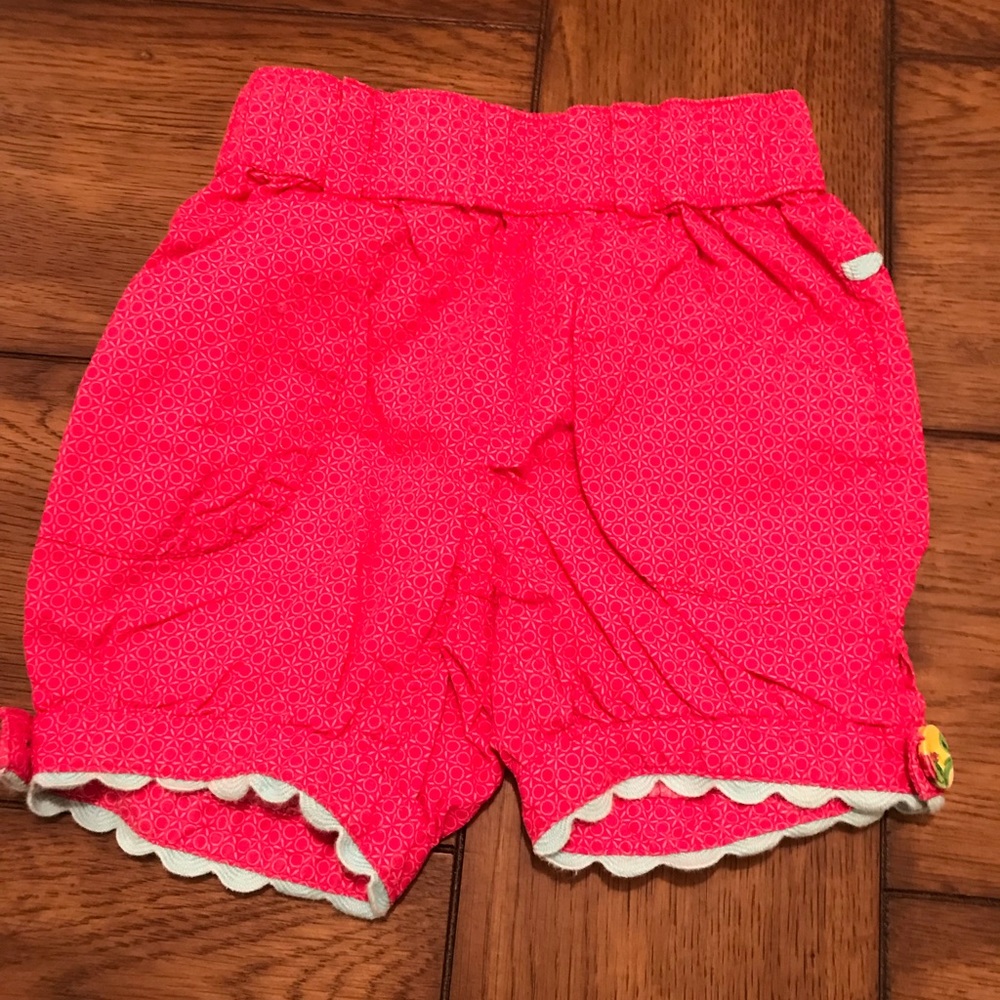 Me Too hot pink shorts 2y